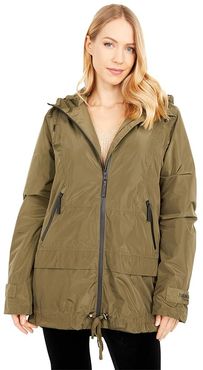 Pearl Functional Rain Lightly Insulated Coat (Army) Women's Coat