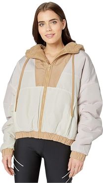 Duality Sherpa Jacket (Putty/Pristine/Soft Pink) Women's Clothing