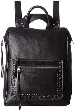 Loyola Leather Convertible Backpack (Black) Backpack Bags