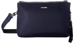 Stylesafe Anti-Theft Double Zip Crossbody (Navy) Handbags