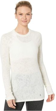 Merino 150 Lace Base Layer Long Sleeve (Natural) Women's T Shirt