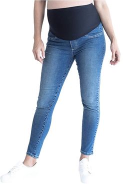 Slim Maternity Jeans (Blue) Women's Clothing