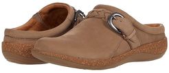 Libby (Taupe) Women's Clog Shoes