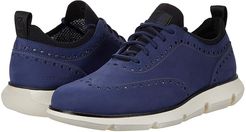 4.Zerogrand Oxford (Marine Blue Nubuck/Lunar Rock) Men's Shoes