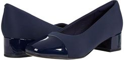 Marilyn Sara (Navy Textile/Patent Combination) Women's Shoes