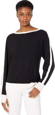 Intercept Sweater (Black/White) Women's Clothing