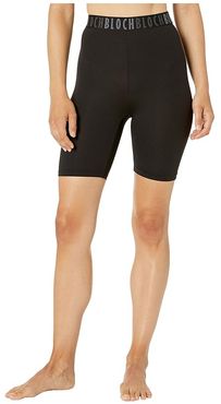Bike Shorts with Elastic (Black) Women's Shorts