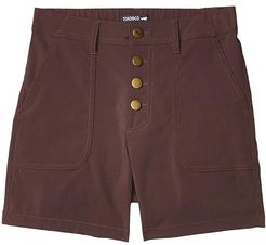 Rover High-Rise Shorts (Raisin) Women's Shorts