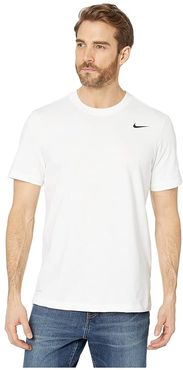 Dry Tee Dri-FIT Cotton Crew Solid (White/Black) Men's T Shirt