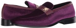 Bellino Velour Slip-On (Purple) Men's Shoes