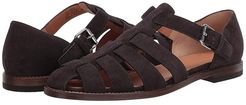 Fisherman Sandal (Ebony Suede) Men's Sandals