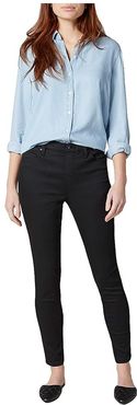 Valentina High-Rise Skinny Fit Jeans (Forever Black) Women's Jeans