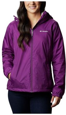 Switchback Sherpa Lined Jacket (Plum/Chalk) Women's Coat