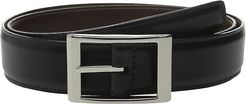 Reversible 33MM Aniline Leather w/ Aniline Leather (Black/Brown) Belts