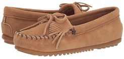 Kilty Suede Moc (Taupe Suede) Women's Moccasin Shoes