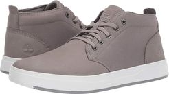 Davis Square Leather and Fabric Chukka (Medium Grey Nubuck) Men's Lace-up Boots