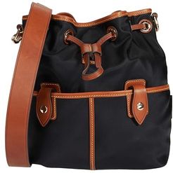 Wayfarer Drawstring (Black) Drawstring Handbags