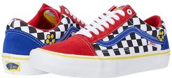 Old Skool Pro ((Brighton Zeuner) Red/Checker/Bliue) Skate Shoes