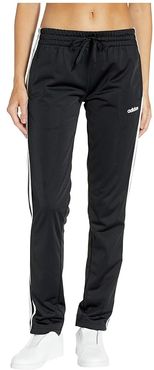 Essential 3-Stripes Tricot Pants (Black/White) Women's Workout