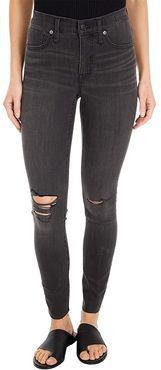 9 Mid-Rise Skinny Jeans in Black Sea (Black Sea) Women's Jeans