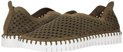 Tulip 139 (Deep Olive) Women's Slip on  Shoes