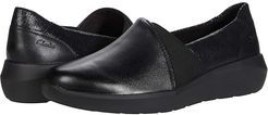 Kayleigh Step (Black Interest Suede Combination) Women's Shoes
