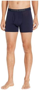 Anatomica Merino Boxers w/ Fly (Midnight Navy) Men's Underwear