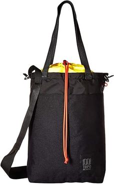 Cinch Tote (Black) Tote Handbags