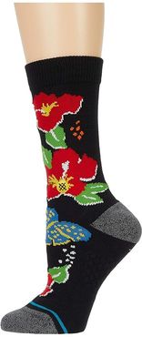 Jeronimo Crew (Black) Men's Crew Cut Socks Shoes