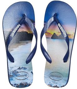 Hype Flip Flops (Navy/Navy) Men's Sandals