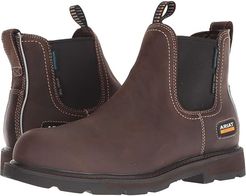 Groundbreaker Chelsea H2O Steel Toe (Dark Brown) Men's Work Boots