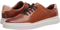 Grandpro Rally Laser Cut Sneaker (British Tan/Ivory) Men's Shoes