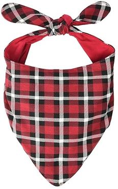 Dog Bandanna (Crimson 2020 Holiday Plaid) Dog Clothing