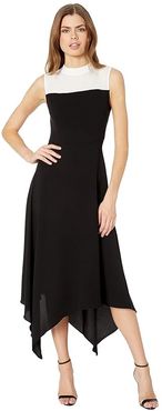Color-Block Dress (Black) Women's Dress