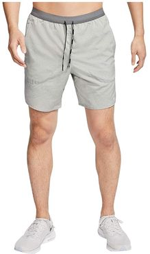 Flex Stride Shorts 7 BF (Iron Grey/Heather/Reflective Silver) Men's Shorts
