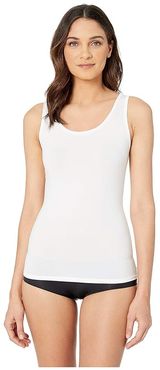 Cotton Sensation Tank Top (White) Women's Sleeveless