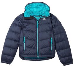 Ultralight 650 Down Jacket (Little Kids) (Carbon Navy) Clothing