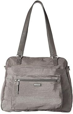 New Classic Overnight Expandable Laptop Tote with RFID Phone Wristlet (Sterling Shimmer) Tote Handbags