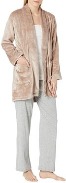 34 Cashmere Fleece Topper (Sahara Beige) Women's Clothing