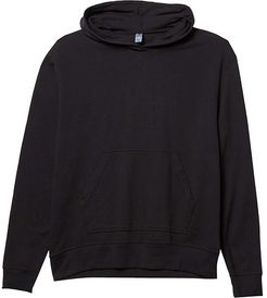 Relaxed Pullover Hoodie (Black) Clothing