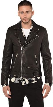 Milo Biker Jacket (Black) Men's Clothing