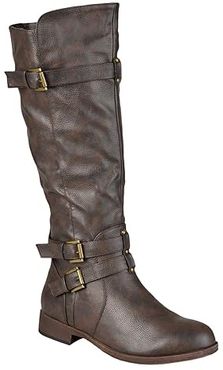 Bite Boot - Wide Calf (Brown) Women's Shoes