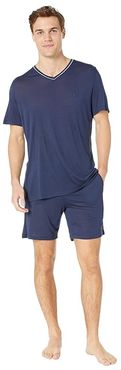 Relax Short Sleepwear (Navy) Men's Pajama Sets