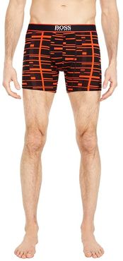 Boxer Brief 24 Print (Open Orange) Men's Underwear