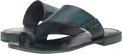 Sant Antoni Slide (Turquoise) Women's Dress Sandals