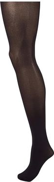 High-Waist Tights with Control Top (Black) Hose