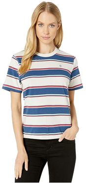 Laney Short Sleeve Crew Tee (White Flash) Women's Clothing