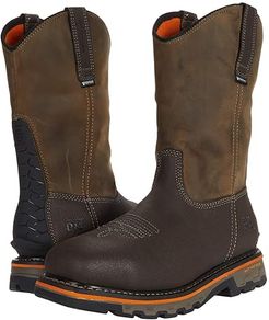 True Grit Pull-On Composite Safety Toe Waterproof (Brown Turkish Coffee Distressed) Men's Boots