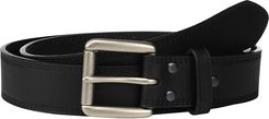 Classic Belt w/ Roller Buckle (Black) Men's Belts