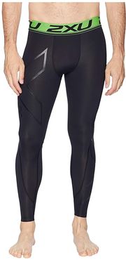 Refresh Recovery Compression Tights (Black/Nero) Men's Workout